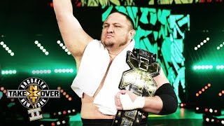 Samoa Joe Entrance NXT TakeOver Brooklyn II exklusiv auf WWE Network [upl. by Hanad]