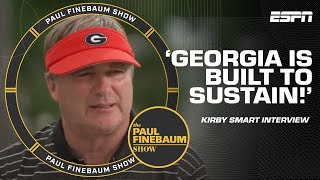 BUILT TO SUSTAIN Kirby Smart talks NIL championship mentality amp the SEC  The Paul Finebaum Show [upl. by Arawaj]