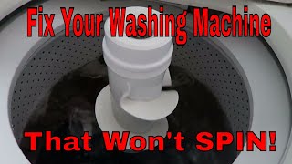 Washer Wont Spin Whirlpool Washing Machine Repair  EASY [upl. by Joshua]