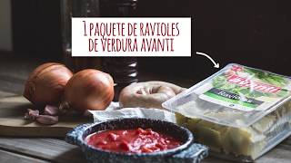 Avanti  Ravioles con Salsa de Tomate y Albondiguitas [upl. by Abell40]