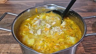 Mamas Rezept für Hühnersuppe mit Reis der Geschmack der Kindheit Schnell lecker [upl. by Azeret166]