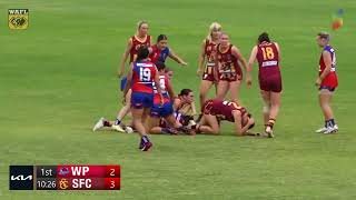 2024 WAFLW Round 3 West Perth v Subiaco [upl. by Letnahc]