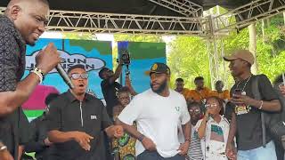 Segun Johnson vs Woli agba new update at Fresh FM Children party [upl. by Hafirahs]