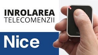 Inrolarea unei telecomenzi  NICE WINGO 4024 [upl. by Karlan]