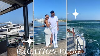 VACATION VLOG Exploring Durban Ushaka Marine the beach Boat cruise [upl. by Nauqyaj]