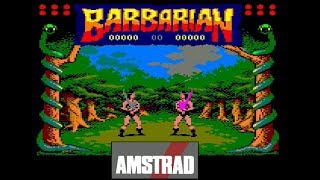 Amstrad CPC 464 Games  Barbarian [upl. by Carmelina]