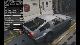 GTA 5  DLC Vehicle Customization Imponte Deluxo Back to the Future Delorean [upl. by Radborne327]