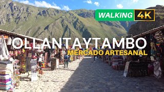 4K Perú Mercado Artesanal Ollantaytambo recorrido pov 🇵🇪 Sin Destino [upl. by Sirromaj]