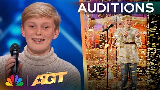 Reid Wilson Receives The GOLDEN BUZZER For quotYou Dont Own Mequot  Auditions  AGT 2024 [upl. by Latsryk]