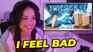 Valkyrae Thoughts on KSI New Song Thick Of it amp DanTDM Twitter Drama [upl. by Westlund249]