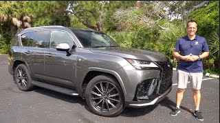 Is the 2023 Lexus LX 600 F Sport a BETTER luxury SUV than a BMW X7 [upl. by Derrik618]