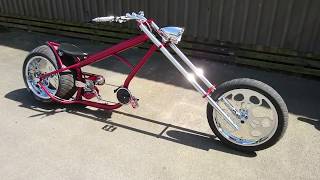 Hannan Custom chopper bike LS300 chopper bike [upl. by Eiznil354]