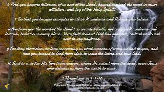 Daily Bible VersesEnglish1 Thessalonians 1110 [upl. by Adar]