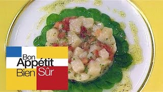 Tartare de noix de saint jacques Recette [upl. by Supen]