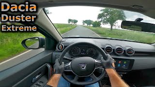 2022 Dacia Duster Extreme Blue dCi 115 4x2  POV test drive [upl. by Yssirk]