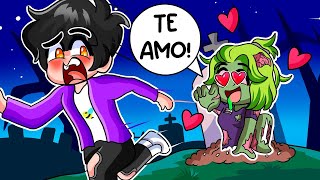 ¡UNA CHICA ZOMBIE SE ENAMORA DE SRJUANCHO EN MINECRAFT 😍😨 [upl. by Conard]