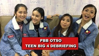 Exclusive Look PBB OTSO Teen Big 4 Debriefing [upl. by Bernt225]