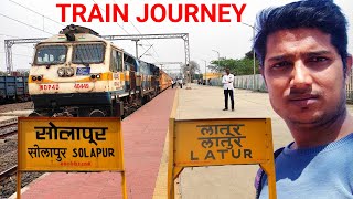 Solapur To Latur Train Journey  VIA Kalaburgi Bidar Udgir [upl. by Busiek]