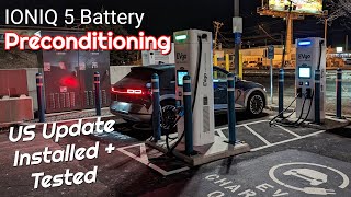 2022 IONIQ 5 AWD Battery Preconditioning Update Installation and Test [upl. by Amikehs316]