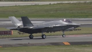 【613速報】日本初製造 F35 ステルス戦闘機、初飛行【小牧】 [upl. by Naleek798]