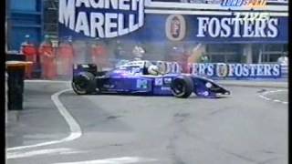 F1 Formula 1 Monaco 1995  How NOT to do a spin turn [upl. by Ettelrats]