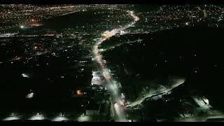 Winter Ulaanbaatar night drone HD [upl. by Carrington]