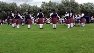 Ravara Pipe Band  Ulster Championships 2013  MSR [upl. by Adnerb]