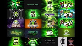 Ben 10  All intro 20052019 [upl. by Onig]