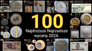 100 Wycena monet banknotów destruktów Kwintesencja same perełki numizmatyka monety destrukt [upl. by Seuqirdor]