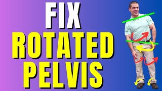 Fix A Twisted  Rotated Pelvis With One Corrective Exercise [upl. by Neal]