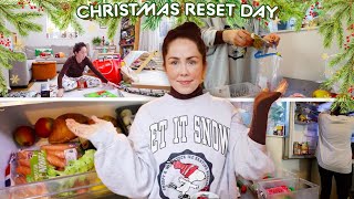 Christmas Reset Day Part 2  FRIDGE STOCK amp CLEAR OUT MEAL PREP WRAPPING PRESENTS ampMINI OCADO HAUL [upl. by Brittnee]