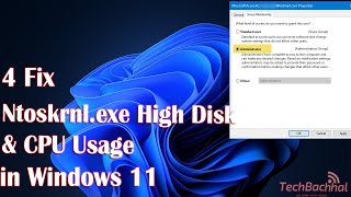 4 Fix Ntoskrnlexe High Disk amp CPU Usage Windows 11 amp 10 [upl. by Arinaj]