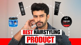 BEST HAIRSTYLING PRODUCTS FOR INDIAN MEN 2024  BEST HAIR WAX HAIR SPRAY  HAIR STYLING MEN [upl. by Burgener]