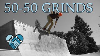 Skateboarding Lessons HOW TO AXLE STALL amp BACKSIDE 5050  All levels of Control Grinding Safety [upl. by Nixie413]