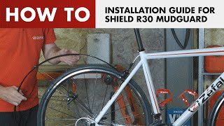 Zéfal Installation guide for SHIELD R30 road mudguard [upl. by Akemrehs]