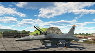 DCS  F16C Block 50 Viper  A2G training and TGP learning [upl. by Chill]