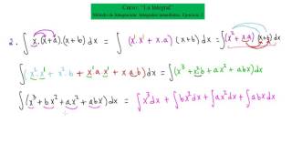 Ejercicio de intergales aplicando la propiedad distributiva [upl. by Colson]