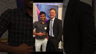 🎤 Translator device at CM Stalins event in America HobbyExplorer Tamil USA Vlog Tech [upl. by Enelahs]