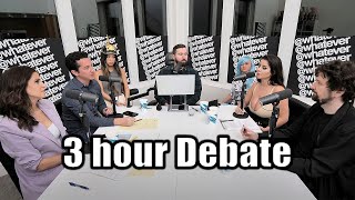 3 hour Debate W destiny whatever LilaRosePodcast TheCounselofTrent [upl. by Nosemaj]