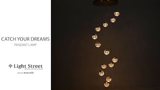 Catch Your Dreams Pendant Lamp 13 Beads  Hanging Light Design Ideas  Light Street [upl. by Jeffie990]