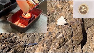 DIY Fire Assay of Gold Ore Beginning to End  How much gold [upl. by Waddington401]