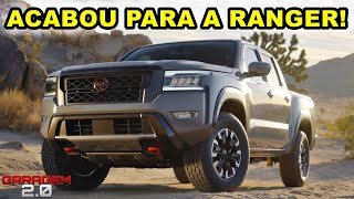 NOVA NISSAN FRONTIER 2022 Com 310 Cavalos ela quer ACABAR com a Ford Ranger [upl. by Aihsema636]