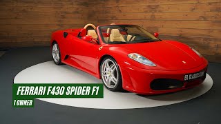 Ferrari F430 Spider F1  1 Owner  11632 KM  Full Options  2008VIDEO wwwERclassicscom [upl. by Muhan]