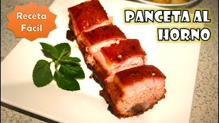 PANCETA DE CHANCHO AL HORNO  Receta Fácil y Deliciosa 😋 [upl. by Etnahc]