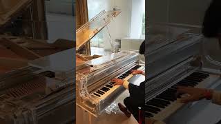 Playing YOASOBI Tracing That Dream on a 30k Crystal piano [upl. by Cir]