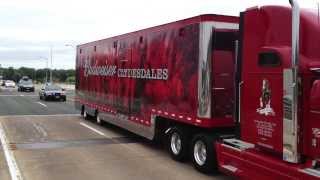 Budweiser Clydesdales Crossing the Prescott Bridge [upl. by Clo2]