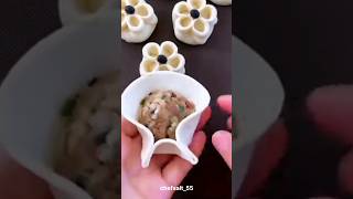 dumpling folding technique viralvideo chefsalt55 tending [upl. by Purdum683]