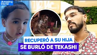 Anuel se deja ver con su hija Cattleya para BURLARSE de Tekashi Anuel NO quiere saber nada de Karol [upl. by Alcina]