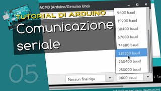 Tutorial Arduino ITA 5 comunicazione seriale invio e ricezione di dati con il monitor seriale [upl. by Adnak848]