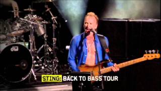 Back To Bass Tour  STING [upl. by Boylston]